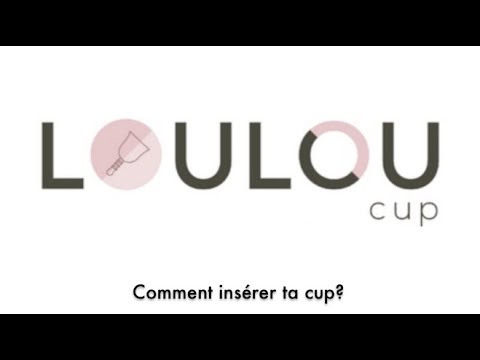 How to insert your menstrual cup/ Comment insérer sa coupe menstruelle