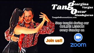 Step combination Musicality Demo #TANGO #MILONGA #VALS by Georgina Vargas Oscar Mandagaran
