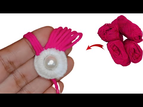 It's so Cute Superb Flower Craft Idea with Wool - DIY Amazing Chamomile Flower Design