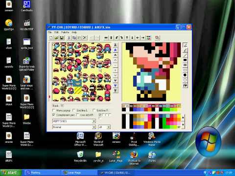 How to edit mario's graphics and smw's graphics easily