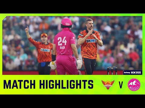 Sunrisers Eastern Cape vs Paarl Royals | Qualifier 2 Highlights | Betway SA20