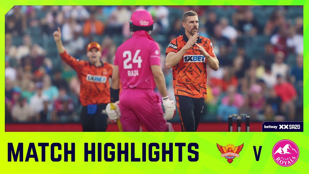 Sunrisers Eastern Cape vs Paarl Royals | Qualifier 2 Highlights