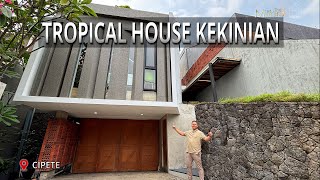 Tropical House Kekinian: Perpaduan Industrial & Tropical Modern Karya Arsitek Ternama | TOUR 179