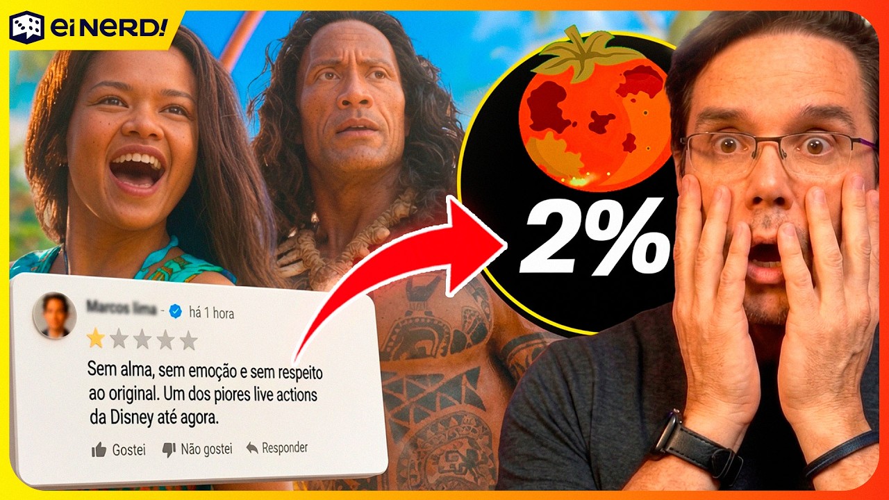 O LIVE ACTION DE MOANA É UM DESASTRE! A CRÍTICA ESTÁ MASSACRANDO!
