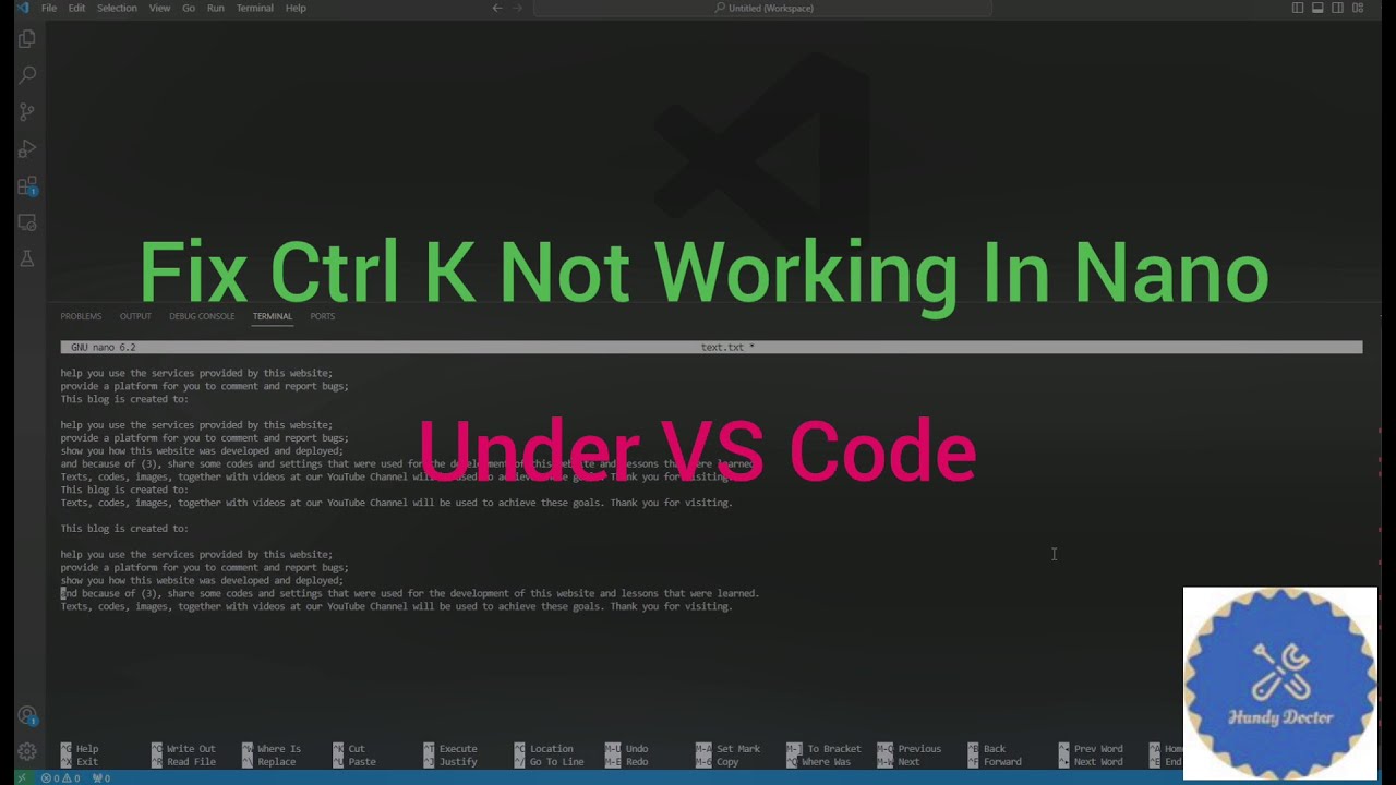 Why doesn't Ctrl V work in terminal? CrossPointe