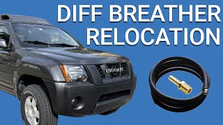How To Install Diff Breather Relocation Mod On A Nissan Xterra
