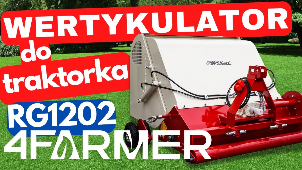 Wertykulator do traktorka RG1202 :: 4Farmer :: Traktor.com.pl