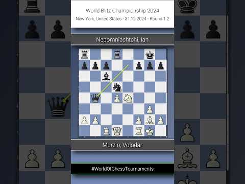 Murzin, Volodar vs. Nepomniachtchi, Ian, World Blitz Championship 2024, Round 1.2, 0-1