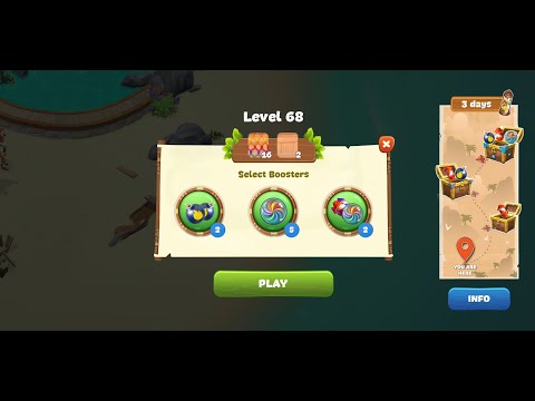 Lost Island Blast Adventure Level 68