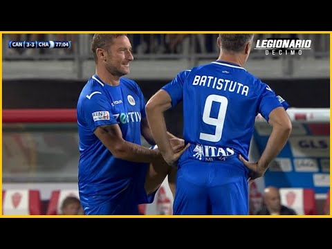 PARTITA DEL CUORE 2022 GOL & FULL HIGHLIGHTS 3-3  ft. Totti, Batistuta,Dida, Rkomi, Rhove