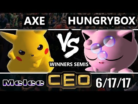 CEO 2017 Smash Melee - Tempo | Axe (Pikachu) Vs. Liquid | Hungrybox (Jigglypuff) SSBM WS