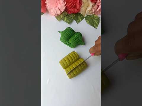 satisfying & creative dough pasty design #bunshapes, bread roll🍞 #clay #art #shortvideo #shorts