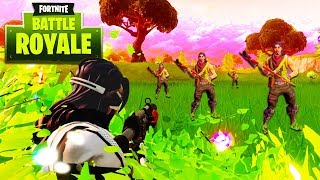 THEY WE'RE ALL STANDING STILL... *wtf* (Fortnite: Battle Royale Funny Moments)