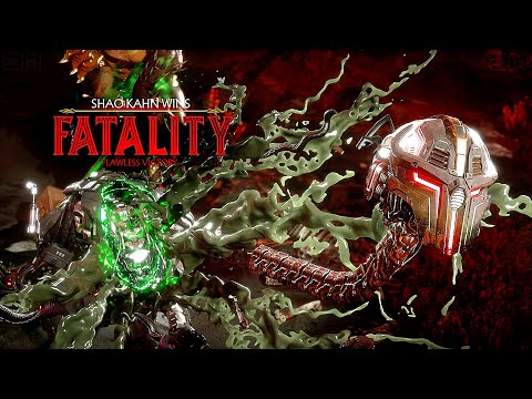 MK11 All Shao Kahn Brutalities, Fatalities, Friendship & Ending