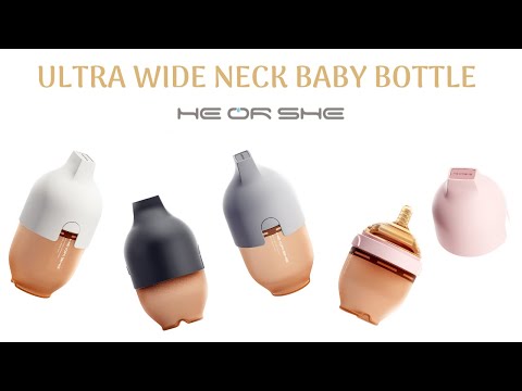 HEorSHE Ultra Wide Neck buteliukas 240 ml. 6+ 