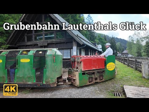 Einfahren mit der Grubenbahn in das Bergwerk "Lautenthals Glück"