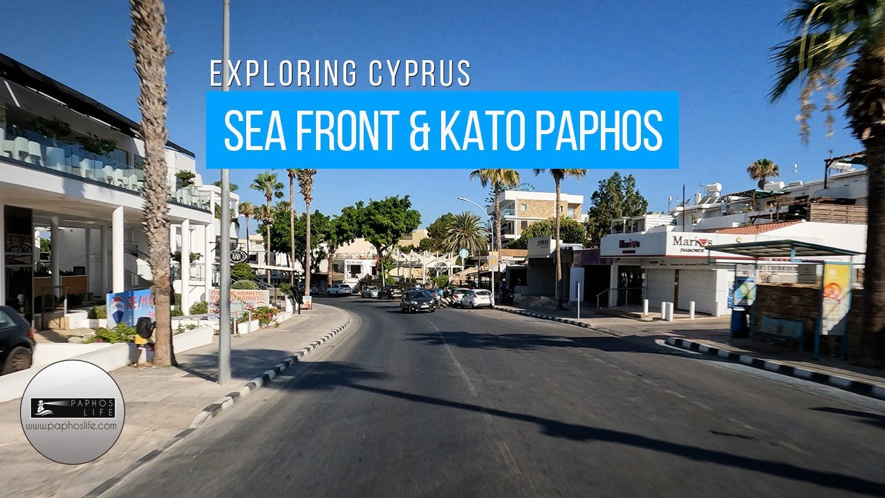 The Sea Front and Kato Paphos in 4K - Summer 2022
