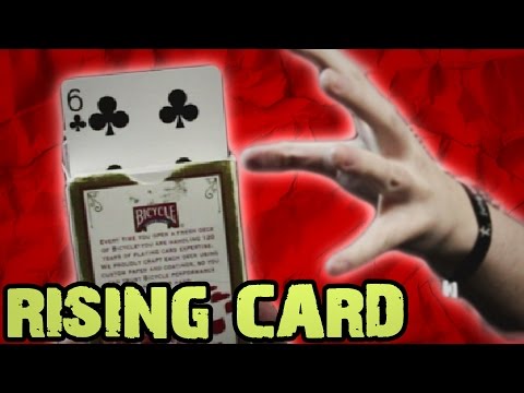 RISING CARD TRICK DEUTSCH - Karte steigt aus Deck ERKLÄRUNG