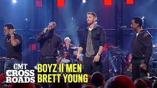 Boyz II Men &amp; Brett Young Perform &#39;Here Tonight&#39; | CMT Crossroads