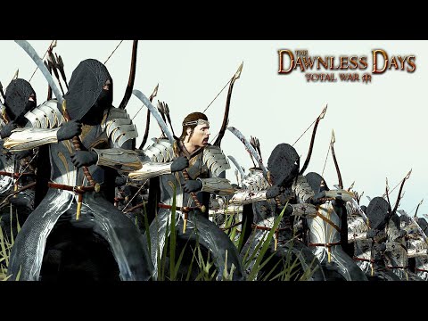 LORIEN ELVES and WOOD ELVES VS GOBLINS | 15,000 Units | Lord Of The Rings Cinematic Battle