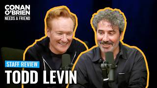 Conan Conducts A Staff Review With Writer Todd Levin | Conan O'Brien Needs A Friend