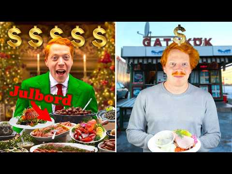 Sveriges dyraste VS billigaste julbord
