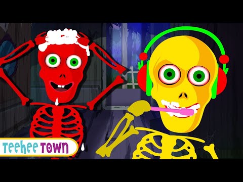 Midnight Magic With Haunted Skeletons + Spooky Scary Skeleton Songs For Kids | Teehee Town