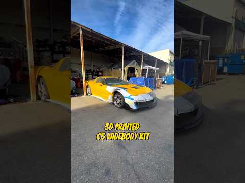 Test fitting new c5 corvette widebody 👀 #c5 #corvette #3d