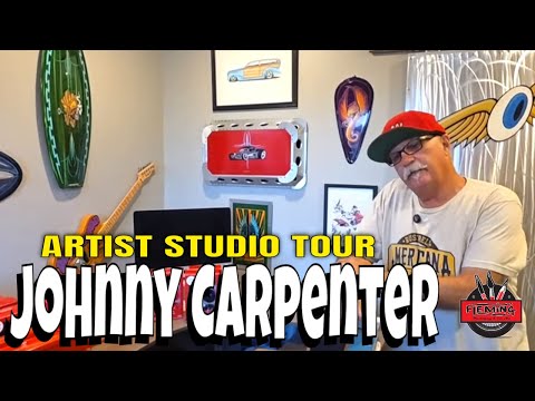 Künstler und Pinstriper: Johnny C (Studioführung und Interview)