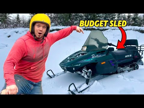 I bought a $450 snowmobile from marketplace! (way better then I expected)