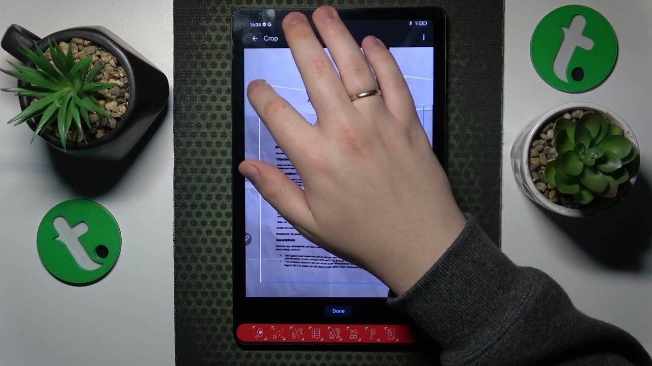 How to Digitalize a Real World Document into PDF Scan on TCL Tab 10 Gen 2 - Google Drive