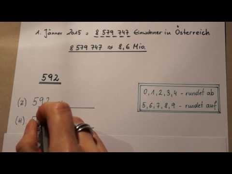 Runden von Zahlen