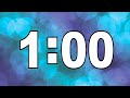 1 Minute Timer | Countdown from 60 Seconds | NO ADS!