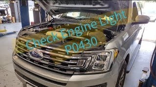 2020 Ford Expedition Check Engine Light P0430 TSB 21-2381