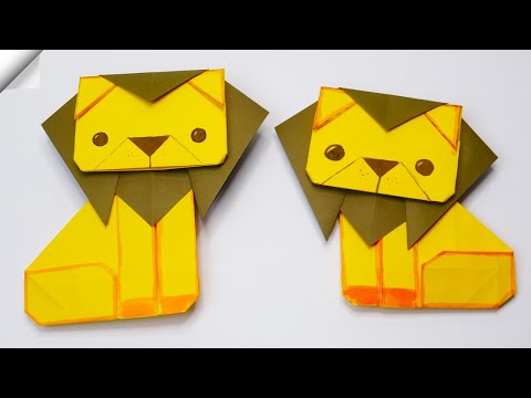 DIY Paper LION Paper crafts