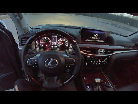 2019 Lexus LX 570 2 Row - POV First Impressions (Night Drive)