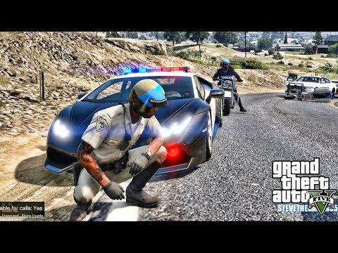 GTA 5 MODS LSPDFR 0.4.1 - EP 17 -  SUPERCARS PATROL!!! (GTA 5 REAL LIFE PC MOD)