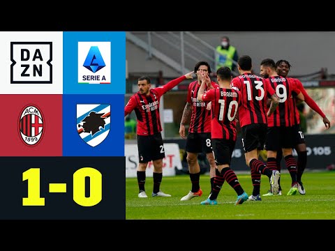 Platz an der Sonne! Milan auf eins: AC Mailand - Sampdoria 1:0 | Serie A | DAZN Highlights