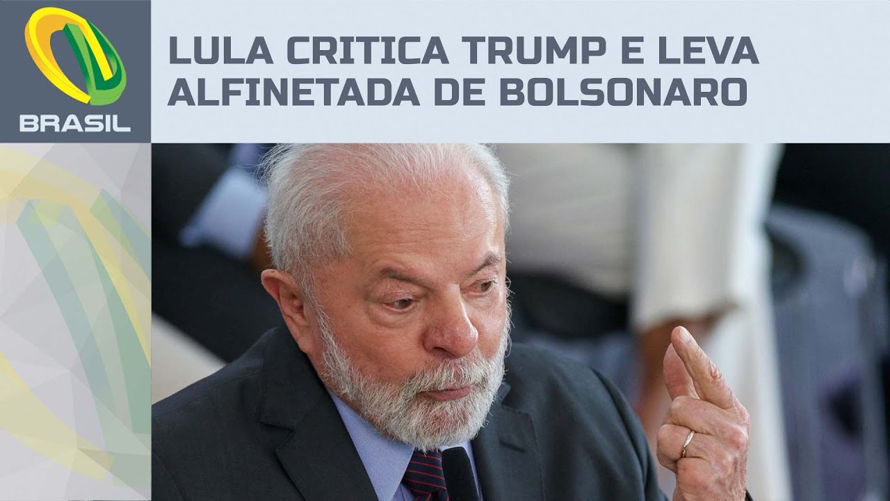 Lula faz duras críticas a Trump e leva alfinetada de Bolsonaro em inglês: "Ofende o povo americano"