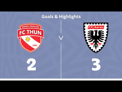 FC Thun vs FC Aarau 2-3 Highlights & Goals 2023