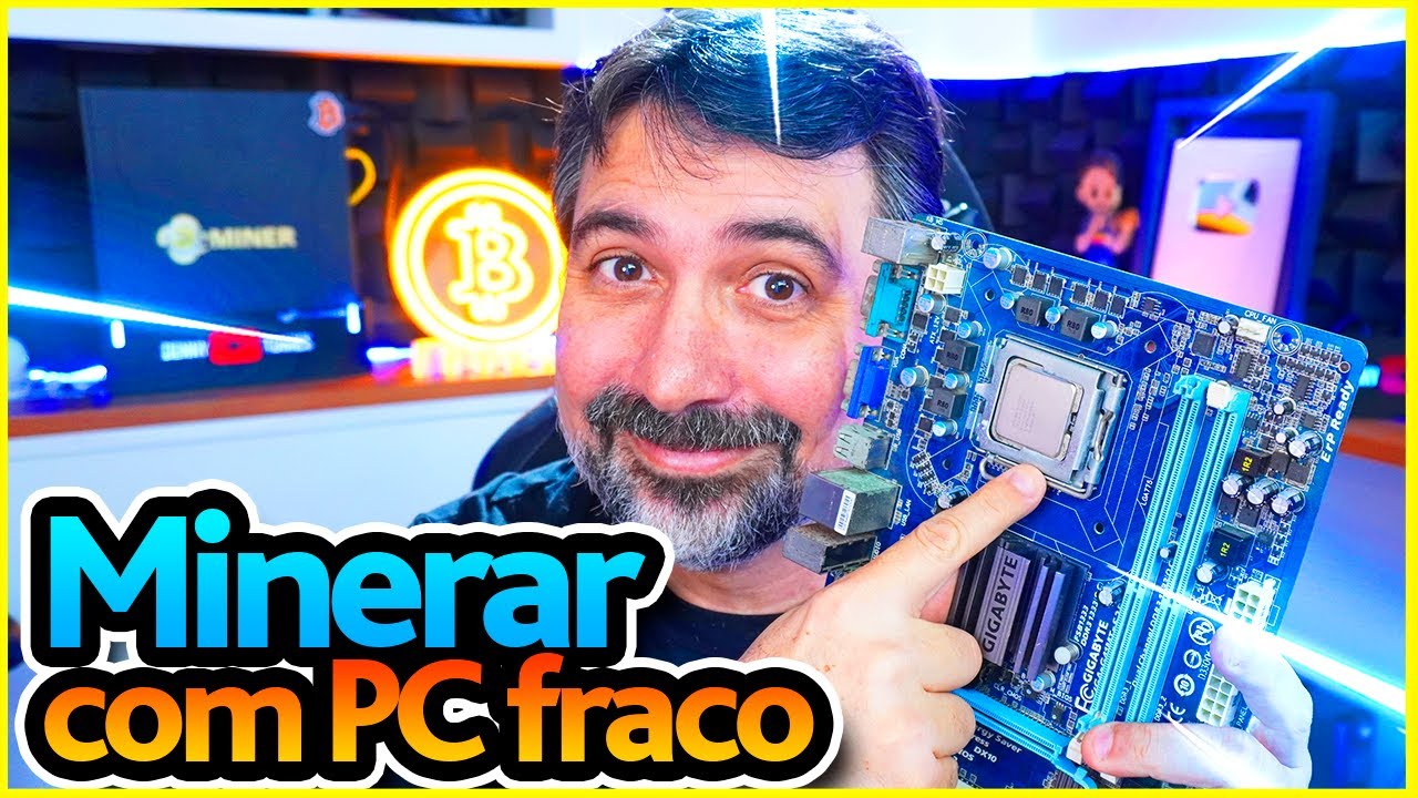 🔥 MINERAR BITCOIN COM PROCESSADOR FRACO - CPU MINING - Minerar com PC antigo CPU MINER SOLO