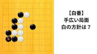 【9路】手広い局面で白の方針は？｜囲碁クエスト実況｜白番