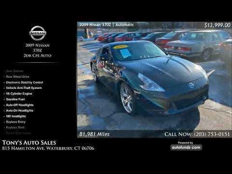 2009 Nissan 370Z (CC-1308102) for sale in Waterbury, Connecticut