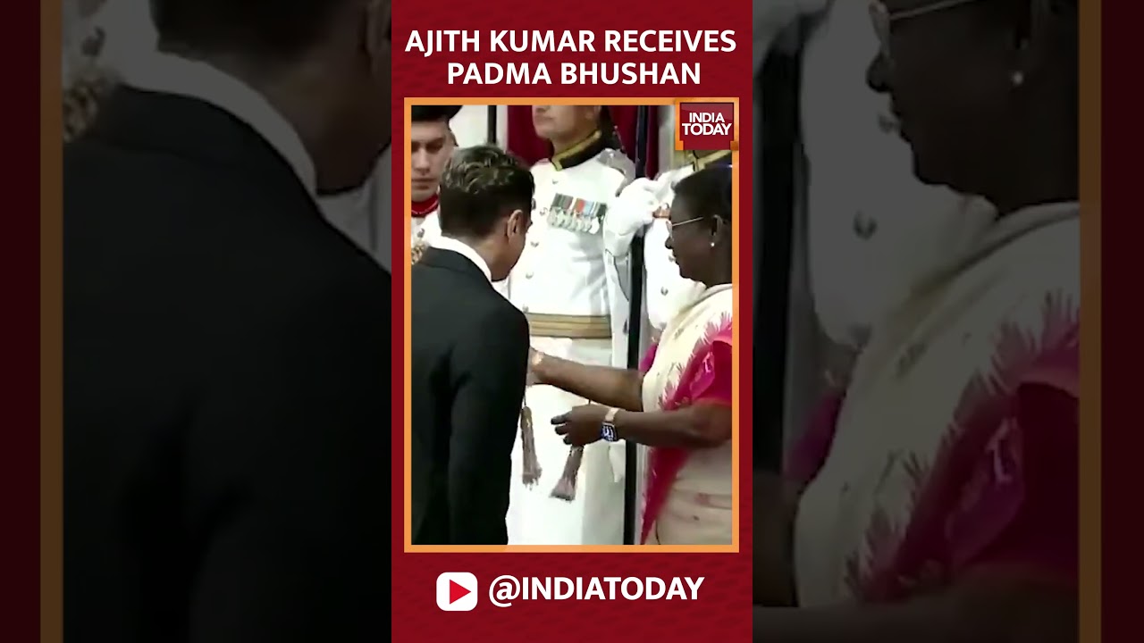 Actor Ajith Honoured With Padma Bhushan | Indian Today