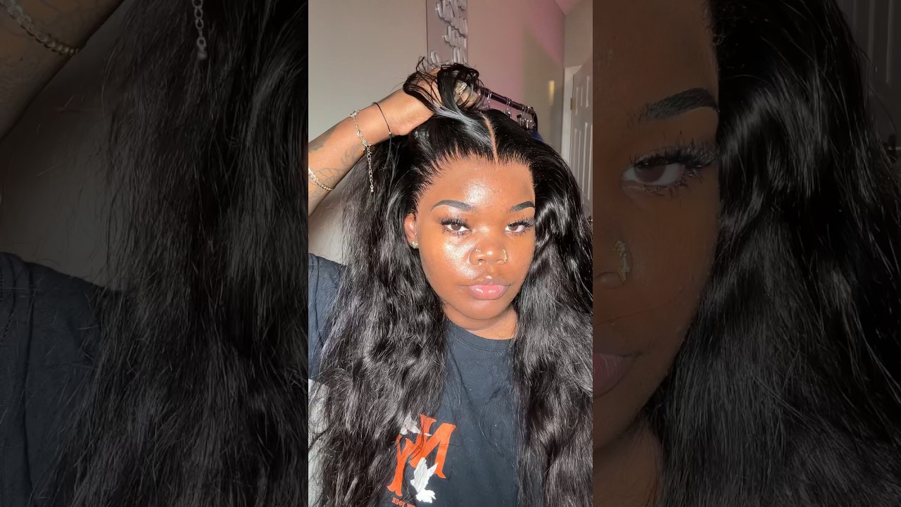 HOW TO MELT THE LACE 🔥 Using my own product ❤️‍🔥 #lacefront #wiginstall  #fyp #wigs #hairstyle