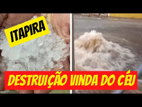 ⛈️ Itapira - chuva de granizo