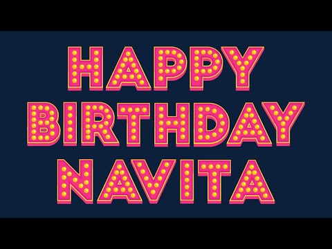 Happy Birthday Navita