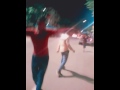 Roadside Fun With Friends In Late Night