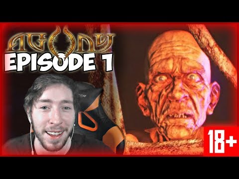 Agony Let's Play Episode/Part 1 Gameplay [PC 4K 60FPS] Blind Facecam (2018) Indie Horror Game