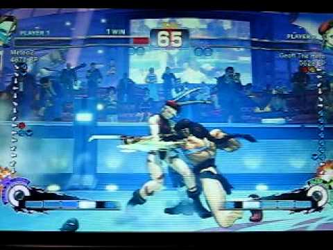 SSF4 Geoff The Hero (CA) vs Meteo2 (CL) two fights